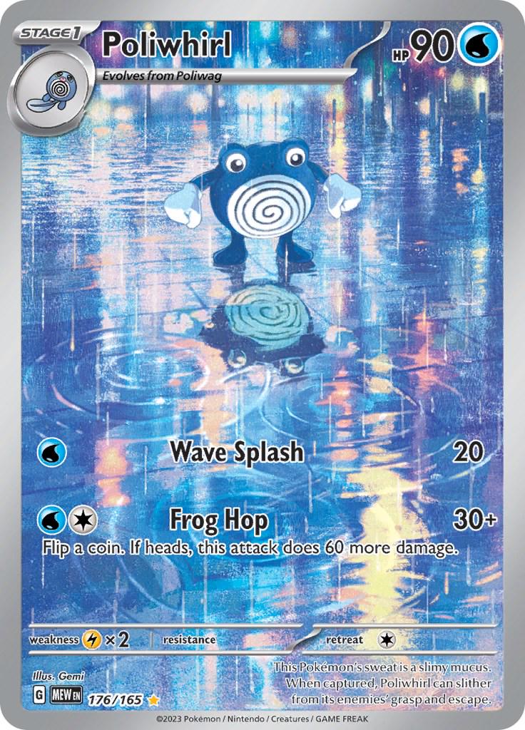 Poliwhirl [Illustration Rare] #176/165 - Pokemon 151
