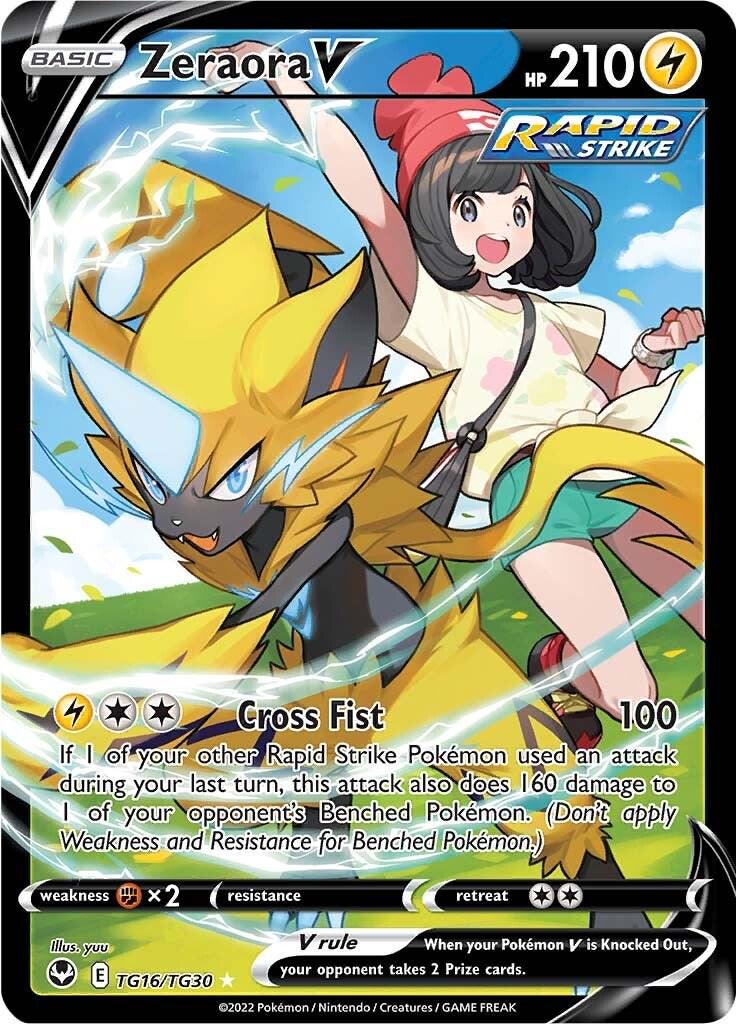 Zeraora V [Ultra Rare] #TG16/TG30 - Silver Tempest