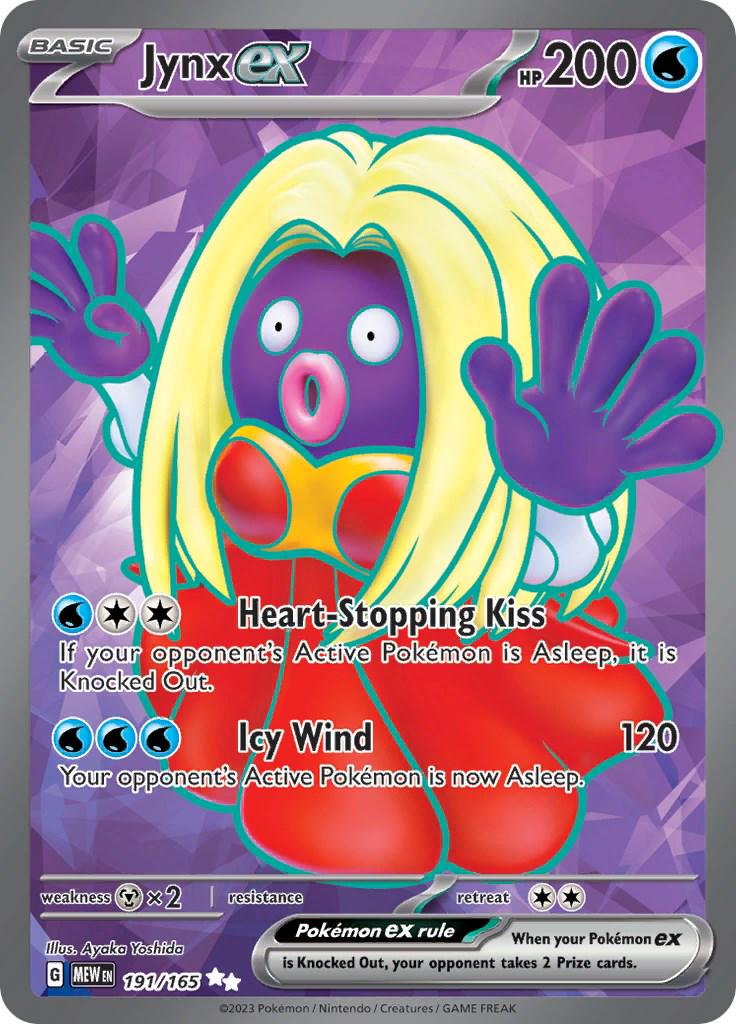 Jynx ex [Full Art Ultra Rare] #191/165 - 151