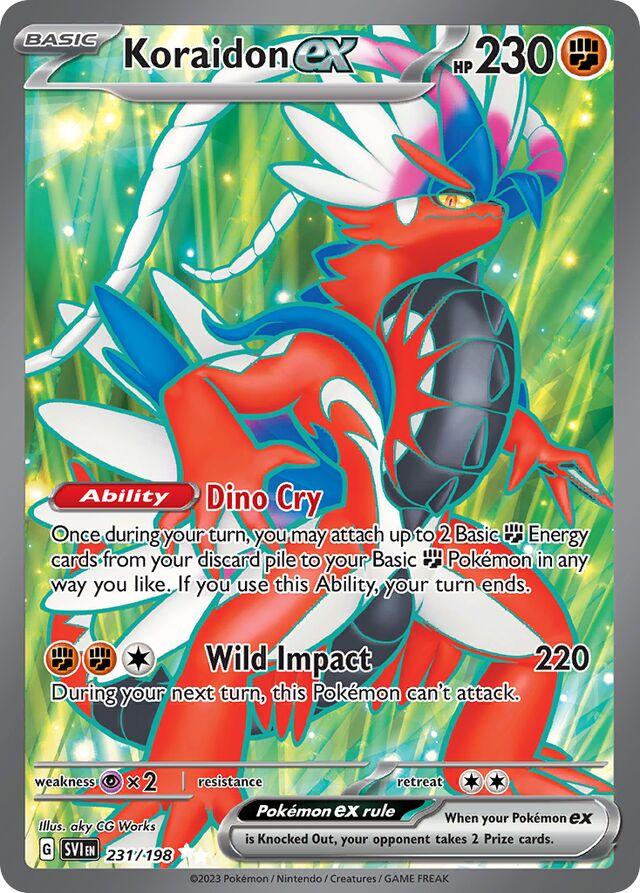 Koraidon ex [Double Rare] #231/198 - Scarlet & Violet