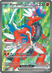 Koraidon ex [Double Rare] #231/198 - Scarlet & Violet