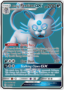 Alolan Persian GX [Full Art Ultra Rare] #219/236 - Cosmic Eclipse