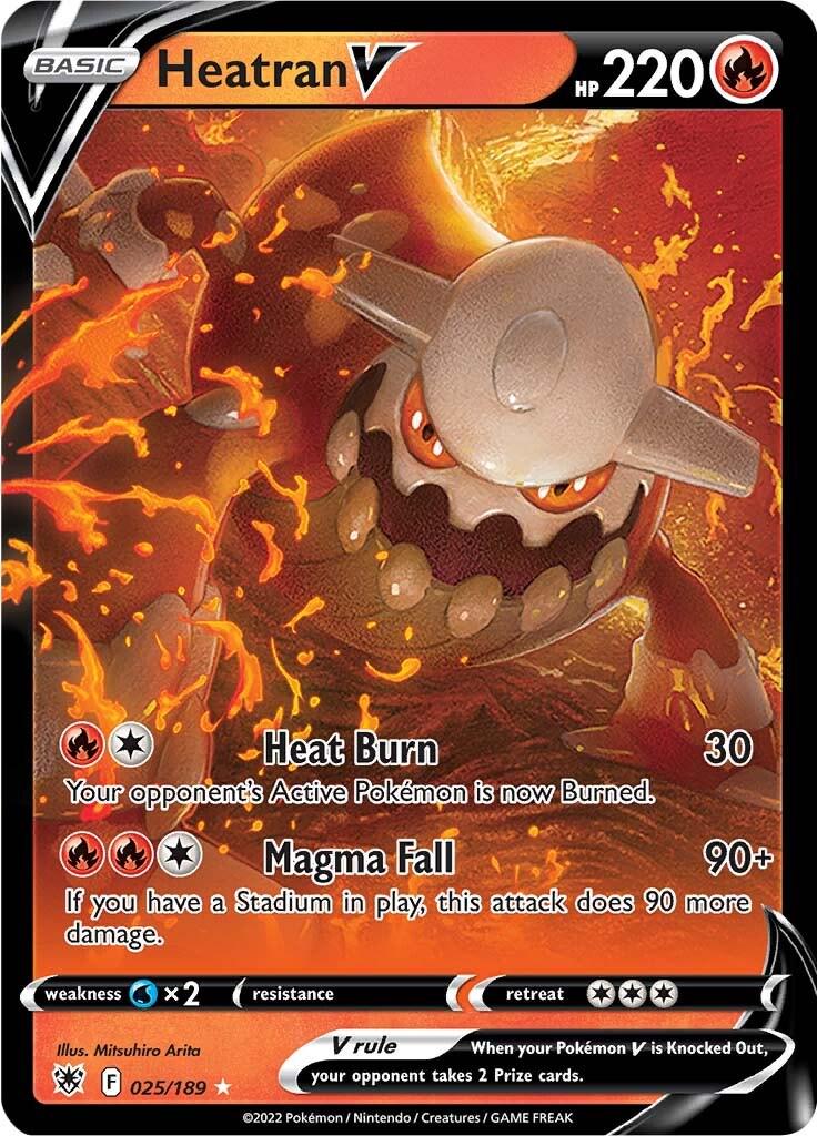 Heatran V [Ultra Rare] #025/189 - Astral Radiance