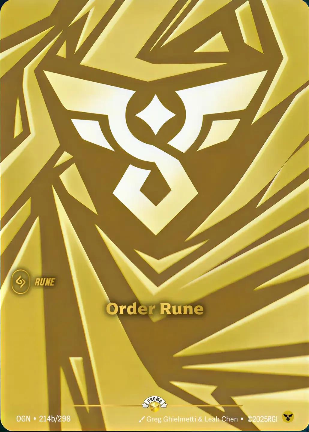 Order Rune [Promo] #214b/298 - Origins
