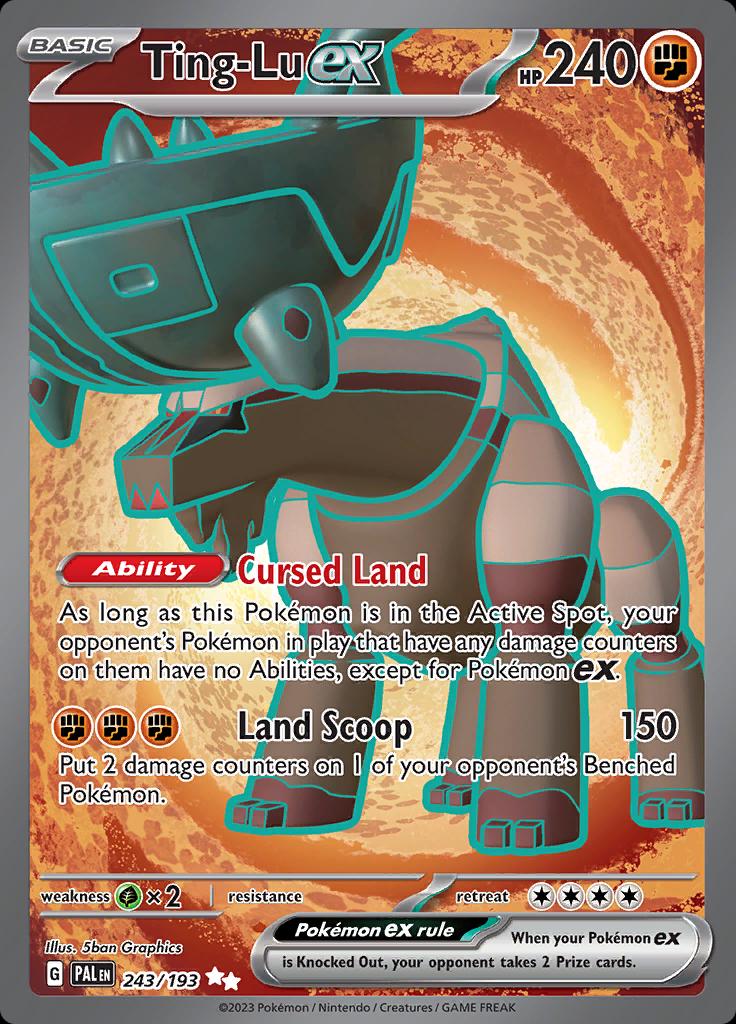 Ting-Lu ex [Full Art Ultra Rare] #243/193 - Paldea Evolved