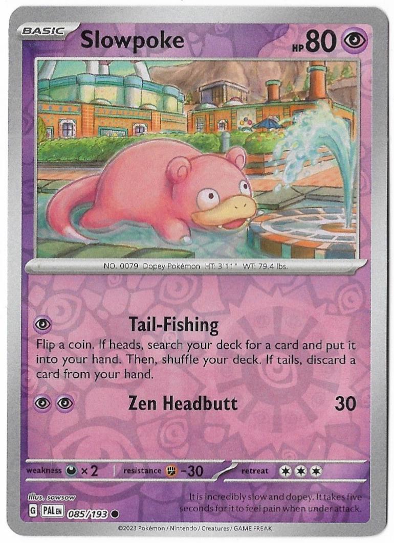 Slowpoke [Reverse Holo] #085/193 - Paldea Evolved