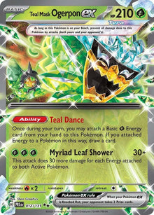 Teal Mask Ogerpon ex [Double Rare] #012/131 - Prismatic Evolutions
