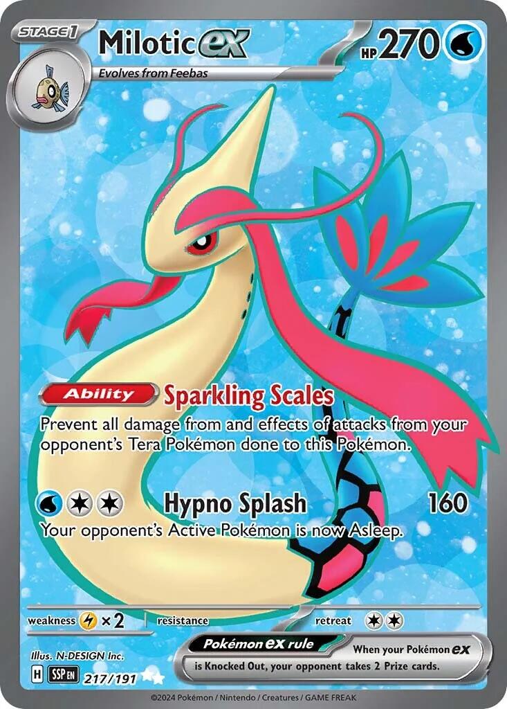 Milotic ex [Full Art Ultra Rare] #217/191 - Surging Sparks
