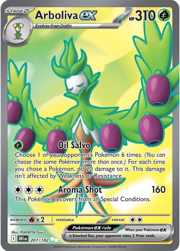 Arboliva ex [Full Art] DRI #207/182 - Destined Rivals