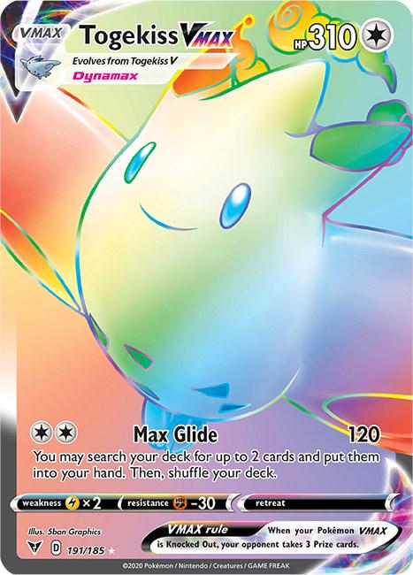 Togekiss VMAX [Hyper Rare] #191/185 - Vivid Voltage