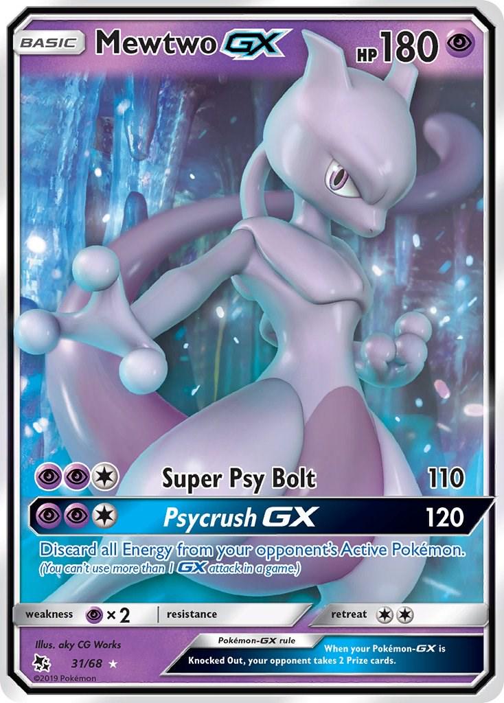 Mewtwo GX [Ultra Rare] #31/68 - Hidden Fates