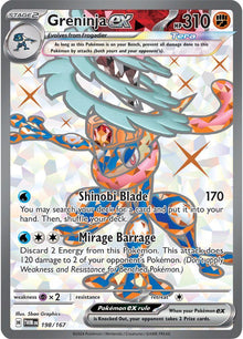 Greninja ex [Full Art Ultra Rare] #198/167 - Twilight Masquerade