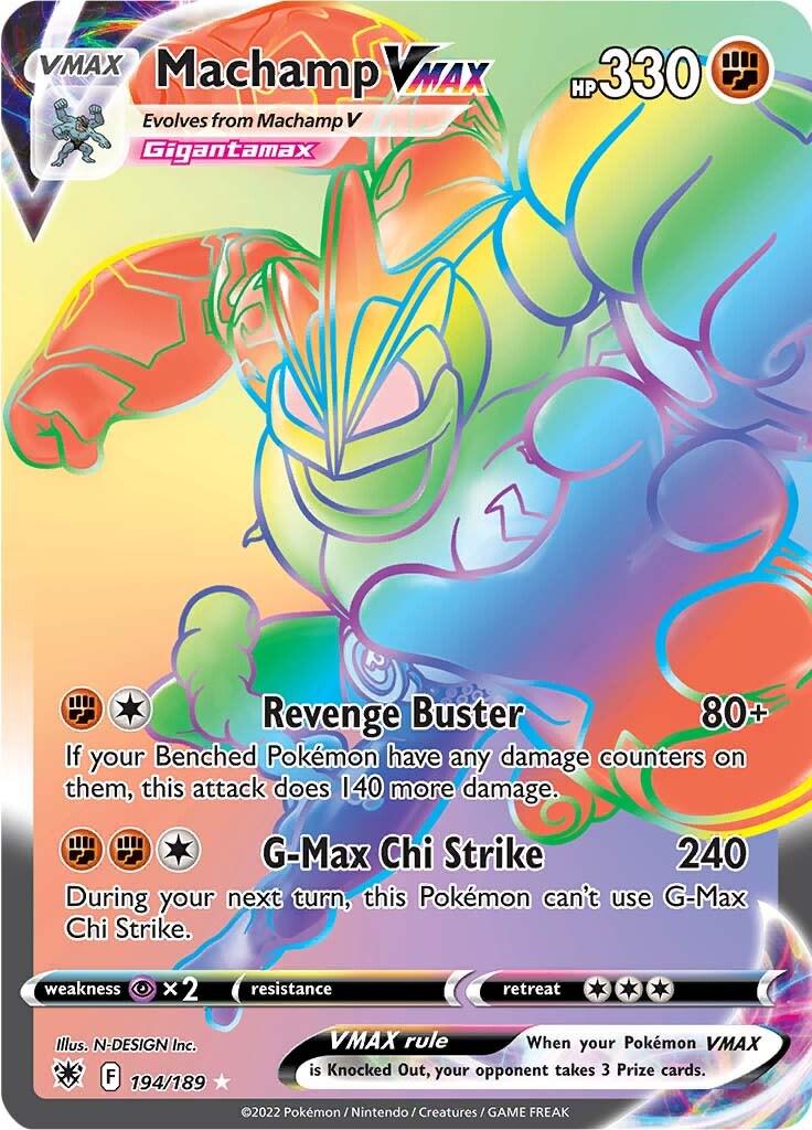 Machamp VMAX [Hyper Rare] #194/189 - Astral Radiance