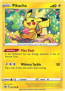 Pikachu [Common] #052/196 - Lost Origin