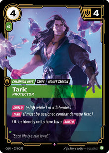 Taric - Protector [Rare] #074/298 - Origins