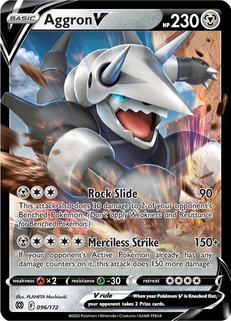 Aggron V [Ultra Rare] #096/172 - Brilliant Stars