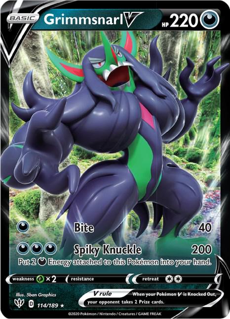Grimmsnarl V [Ultra Rare] #114/189 - Darkness Ablaze