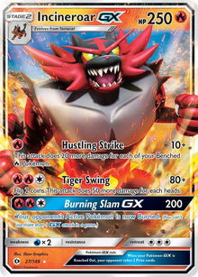 Incineroar GX [Ultra Rare] #27/149 - Sun & Moon
