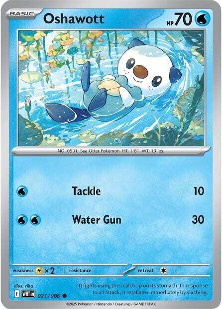 Oshawott [Common] #021/086 - White Flare