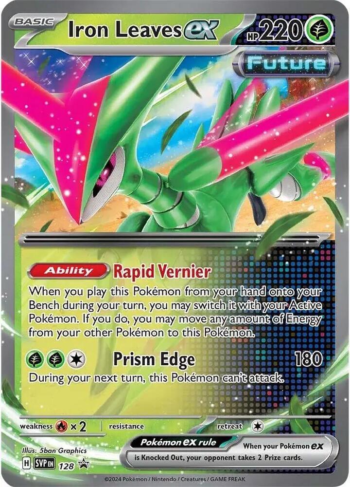 Iron Leaves ex [SVP Black Star Promo] #128