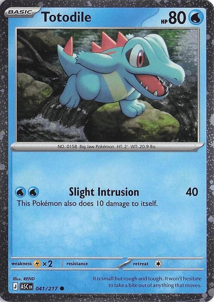 Totodile [Cosmo Holo] #041/217 - Ascended Heroes