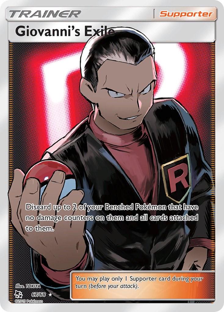 Giovanni's Exile [Full Art Ultra Rare] #67/68 - Hidden Fates