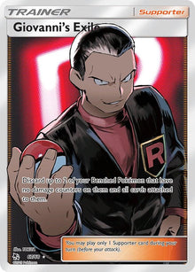 Giovanni's Exile [Full Art Ultra Rare] #67/68 - Hidden Fates