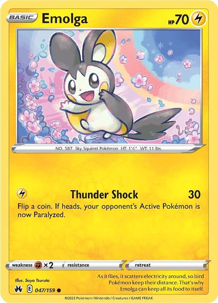 Emolga [Common] #047/159 - Crown Zenith