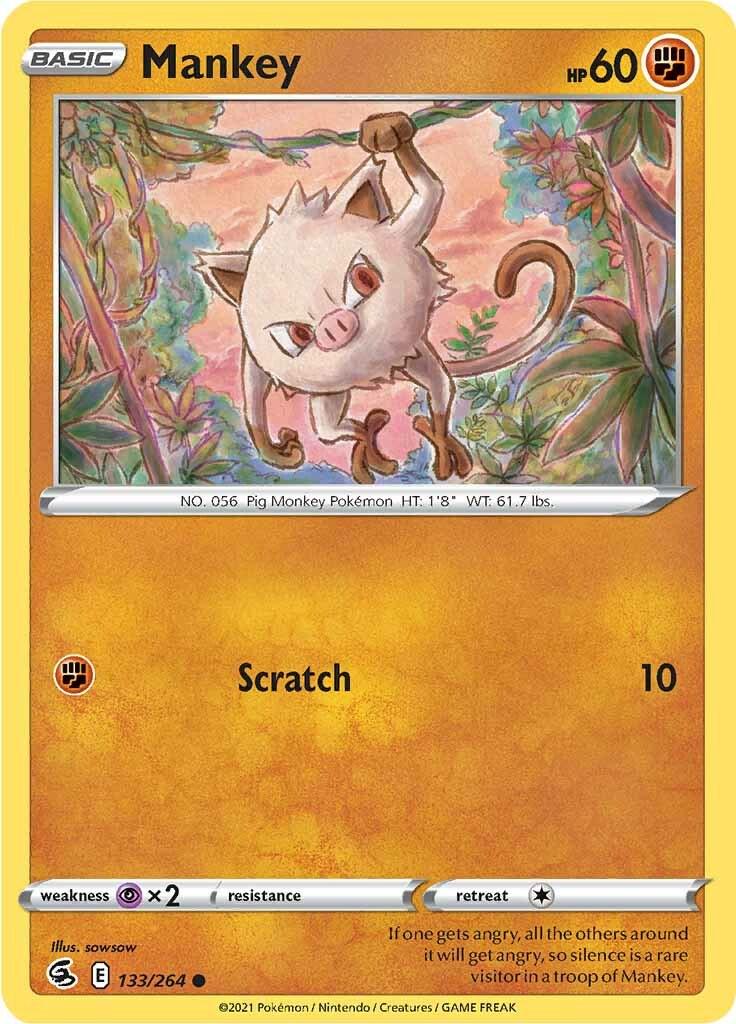 Mankey [Common] #133/264 - Fusion Strike