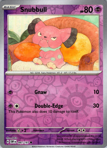 Snubbull [Reverse Holo] #087/197 - Obsidian Flames