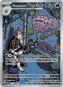 Team Rocket's Weezing [Illustration Rare] #199/182 - Destined Rivals