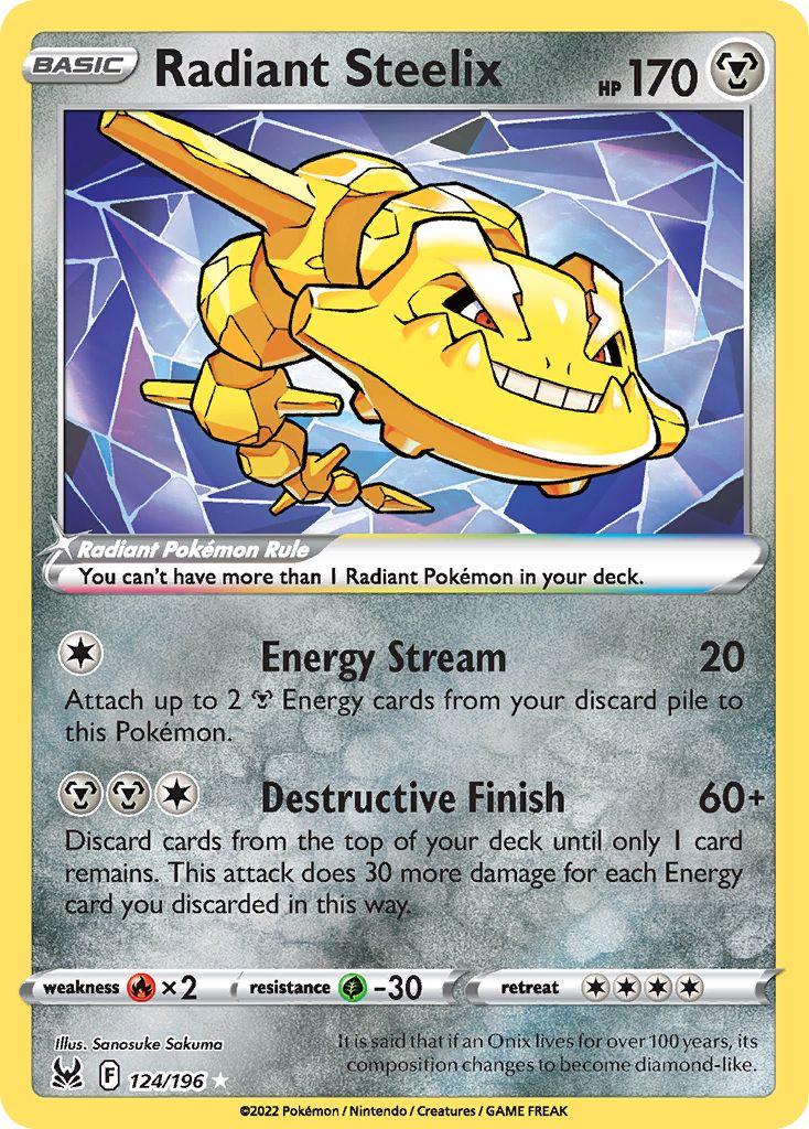 Radiant Steelix [Radiant Rare] #124/196 - Lost Origin