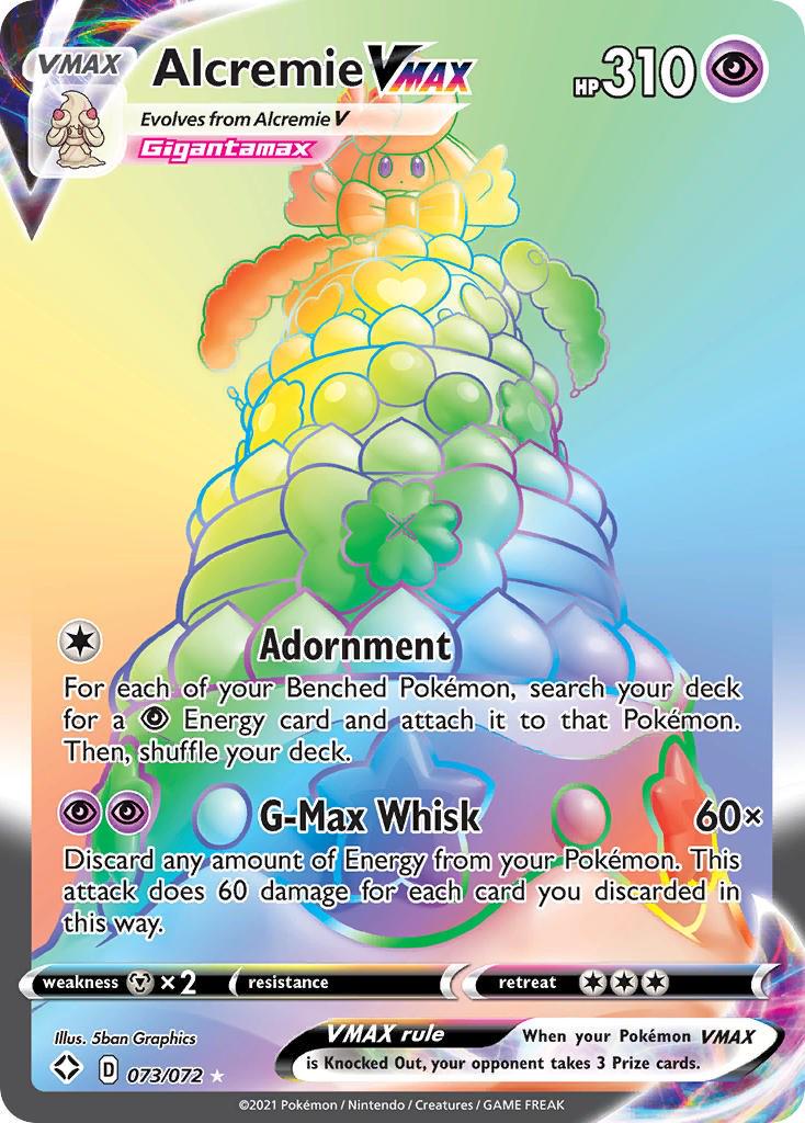 Alcremie VMAX [Full Art Ultra Rare] #073/072 - Shining Fates
