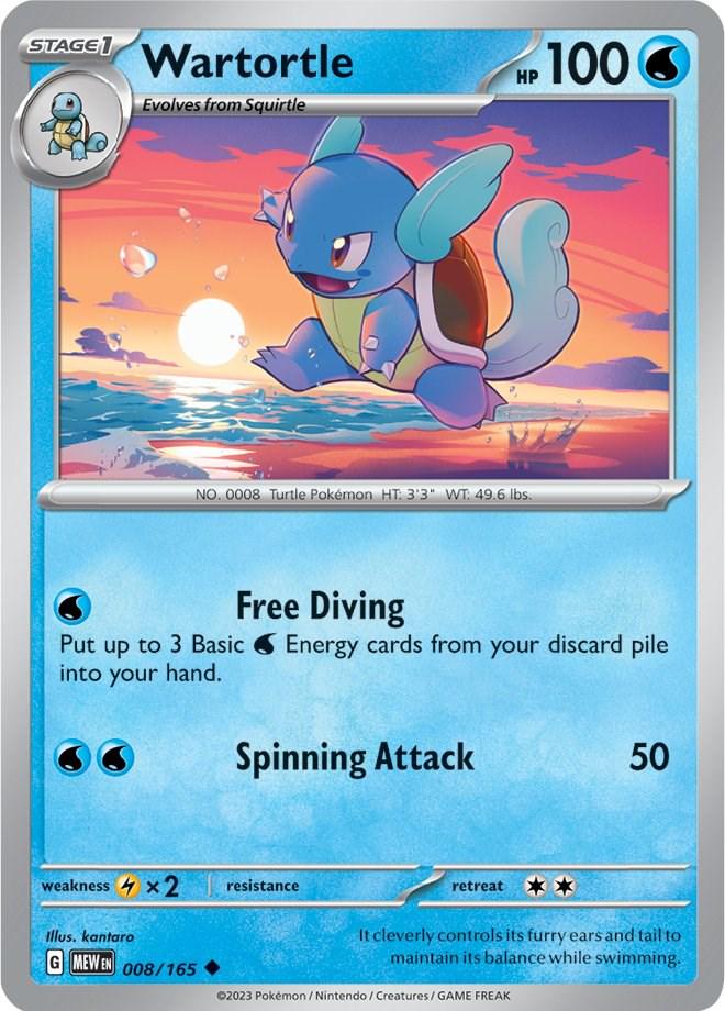 Wartortle [Uncommon] #008/165 - 151