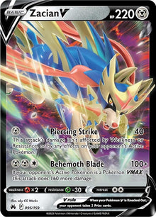 Zacian V [Ultra Rare] #095/159 - Crown Zenith
