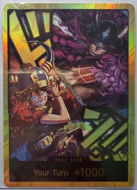 DON!! Card (Luffy and Loki) [Alternate Art Gold] - The World's Strongest Warriors (OP17)