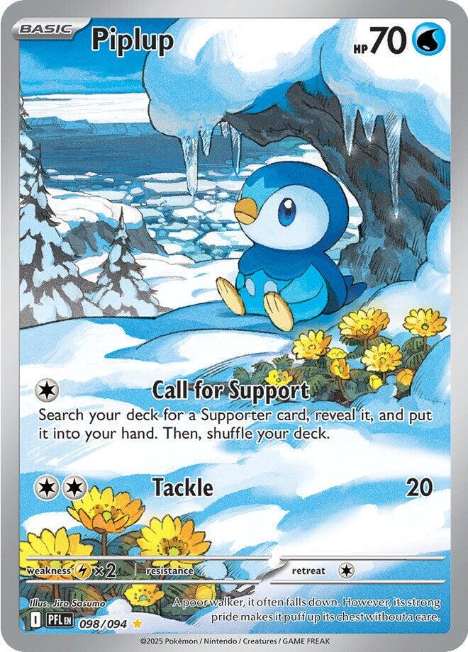 Piplup [Illustration Rare] #098/094 - Phantasmal Flames