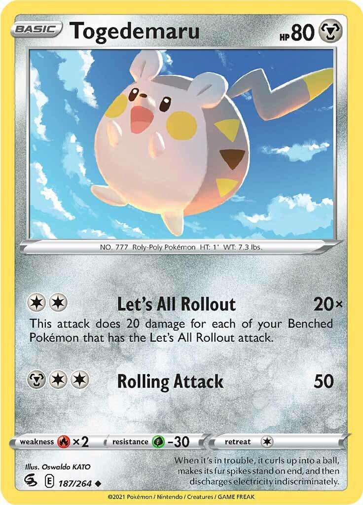 Togedemaru [Common] #187/264 - Fusion Strike