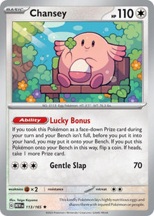 Chansey [Holo] #113/165 - Pokemon 151
