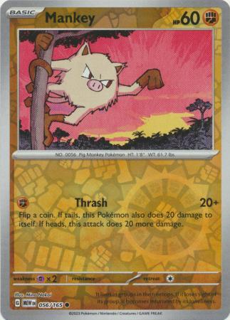 Mankey [Reverse Holo] #056/165 - 151