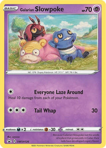 Galarian Slowpoke [Black Star Promo] #SWSH126 - Evolving Skies Promo