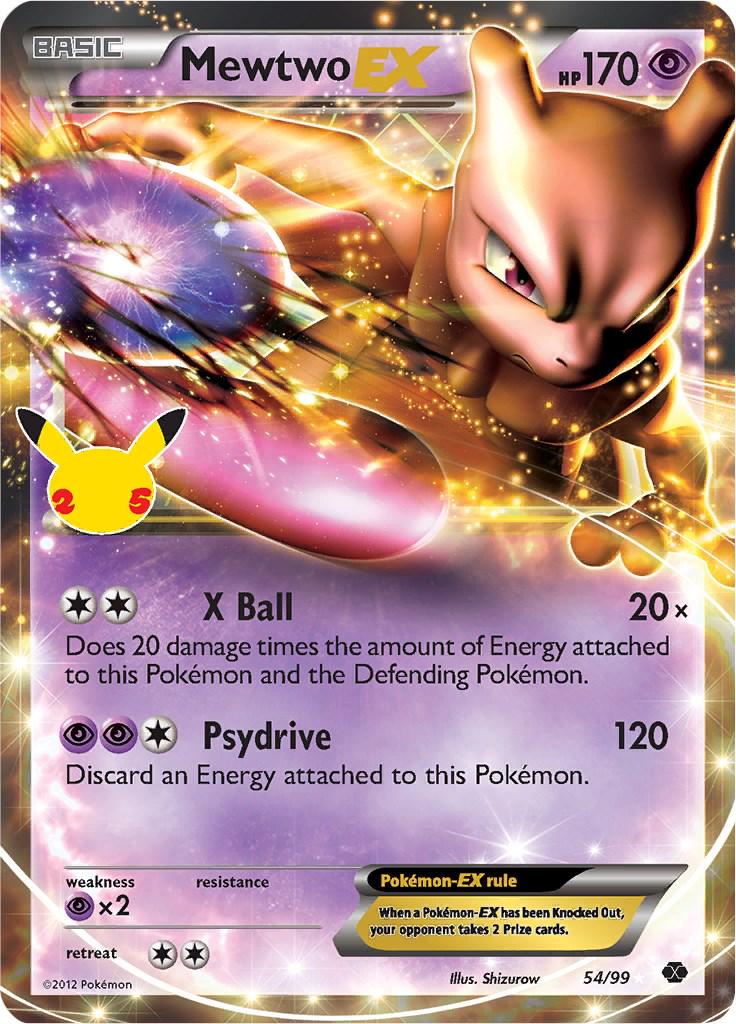 Mewtwo EX [Ultra Rare] #54/99 - Celebrations