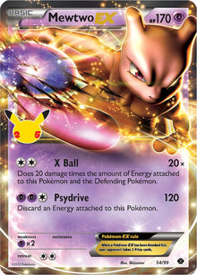 Mewtwo EX [Ultra Rare] #54/99 - Celebrations
