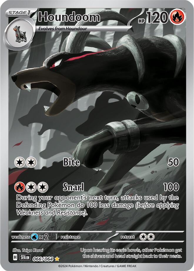 Houndoom [Illustration Rare] #066/064 - Shrouded Fable