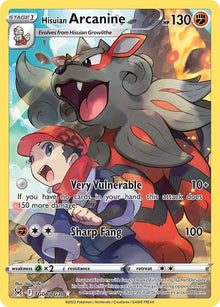 Hisuian Arcanine [Ultra Rare] #TG08/TG30 - Lost Origin