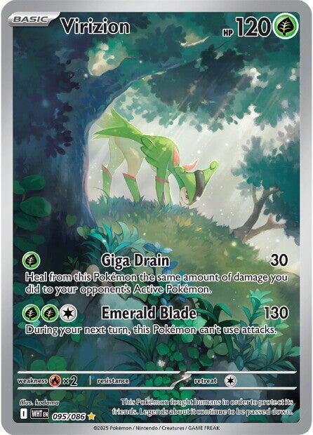 Virizion [Illustration Rare] #095/086 - White Flare