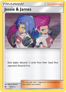 Jessie & James [Holo Rare] #58/68 - Hidden Fates