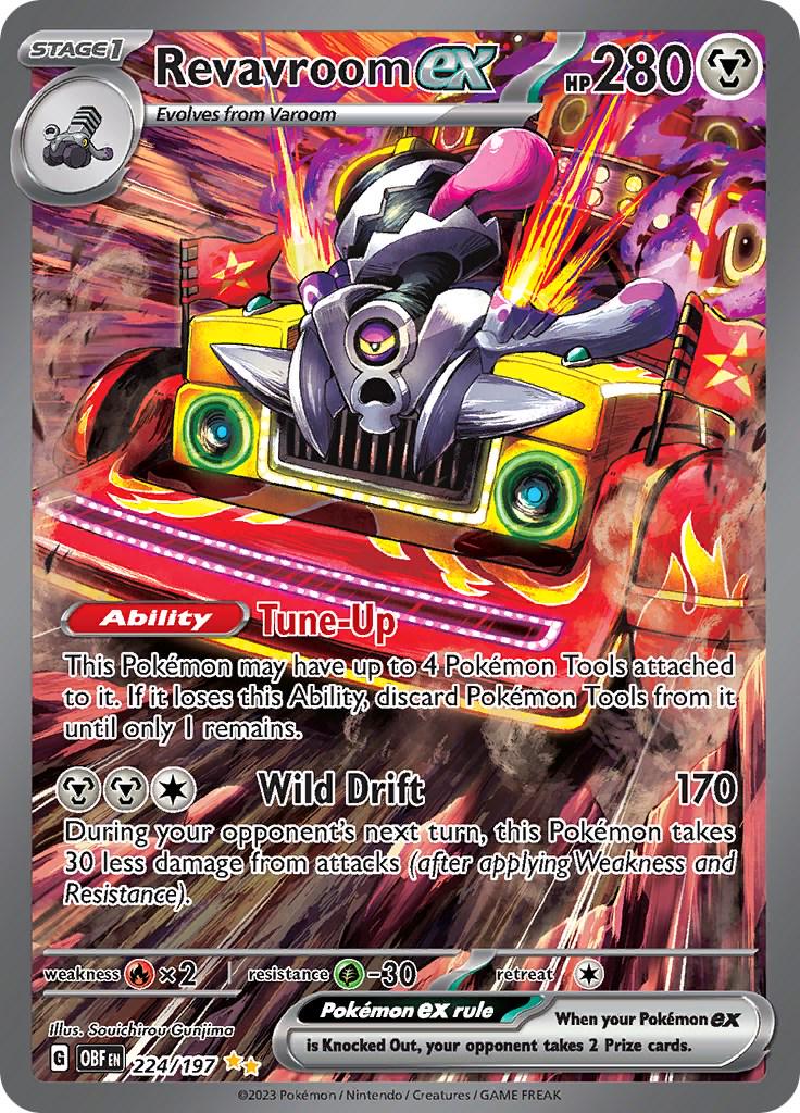 Revavroom ex [Special Illustration Rare] #224/197 - Obsidian Flames