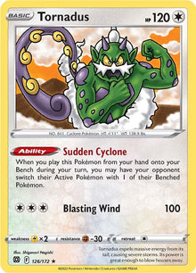 Tornadus [Common] #126/172 - Brilliant Stars