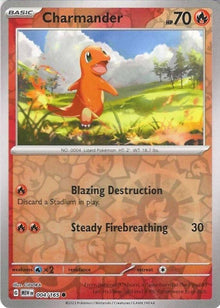 Charmander [Reverse Holo] #004/165 - Pokemon 151
